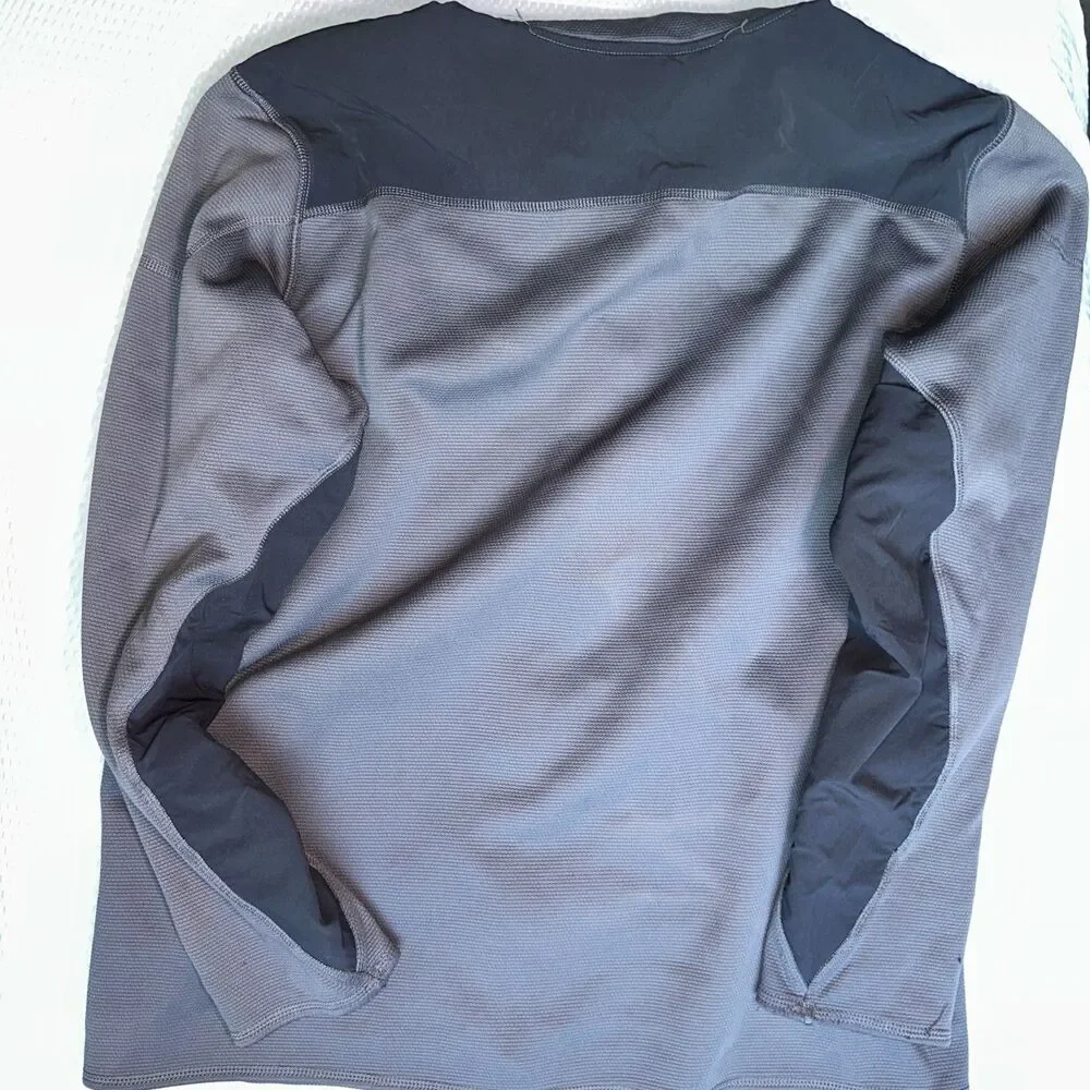 The North Face Mens Zipper Jacket Size Large Gray And Black